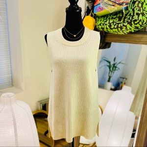 J. Crew Sleeveless Merino Wool Sweater Tunic